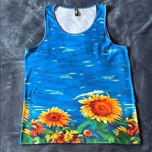 Vibrant Sunflower Tank Top